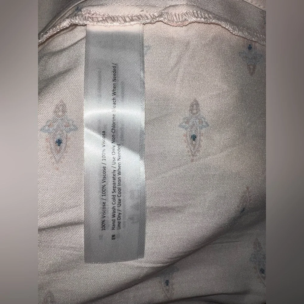 NWT BOG Band Of Gypsies Women's Small S Loose Boho Midi Flutter Sleeve Paisley - Picture 13 of 15